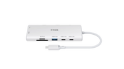 D-Link DUP-A01 - Hub USB-C 10-en-1 avec 2 HDMI 4K, 2 USB-C, USB-A, RJ45, lecteur SD et charge 100W
