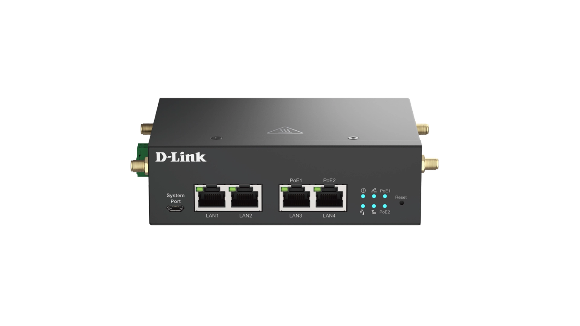 D-Link DWM-314-GP/E - Routeur M2M industriel LTE 4G Dual-Sim VPN 2 ports LAN PoE