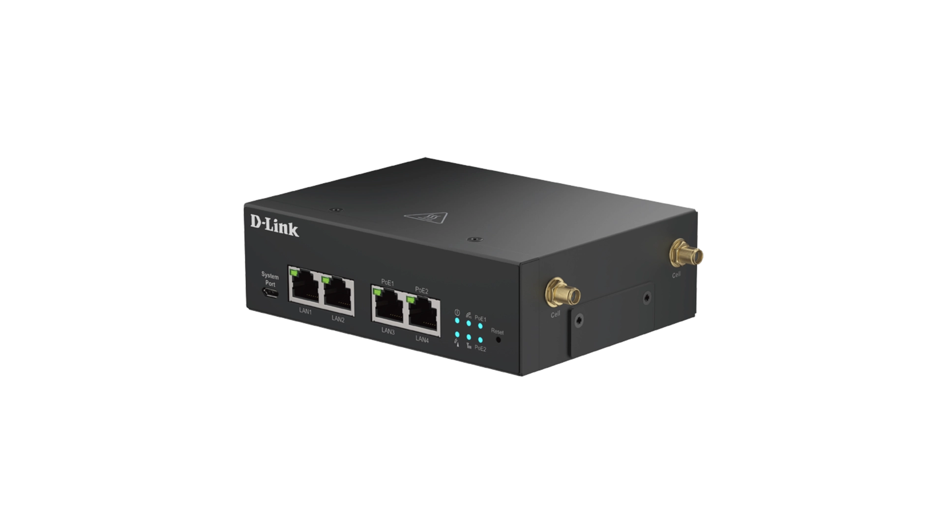 D-Link DWM-314-GP/E - Routeur M2M industriel LTE 4G Dual-Sim VPN 2 ports LAN PoE