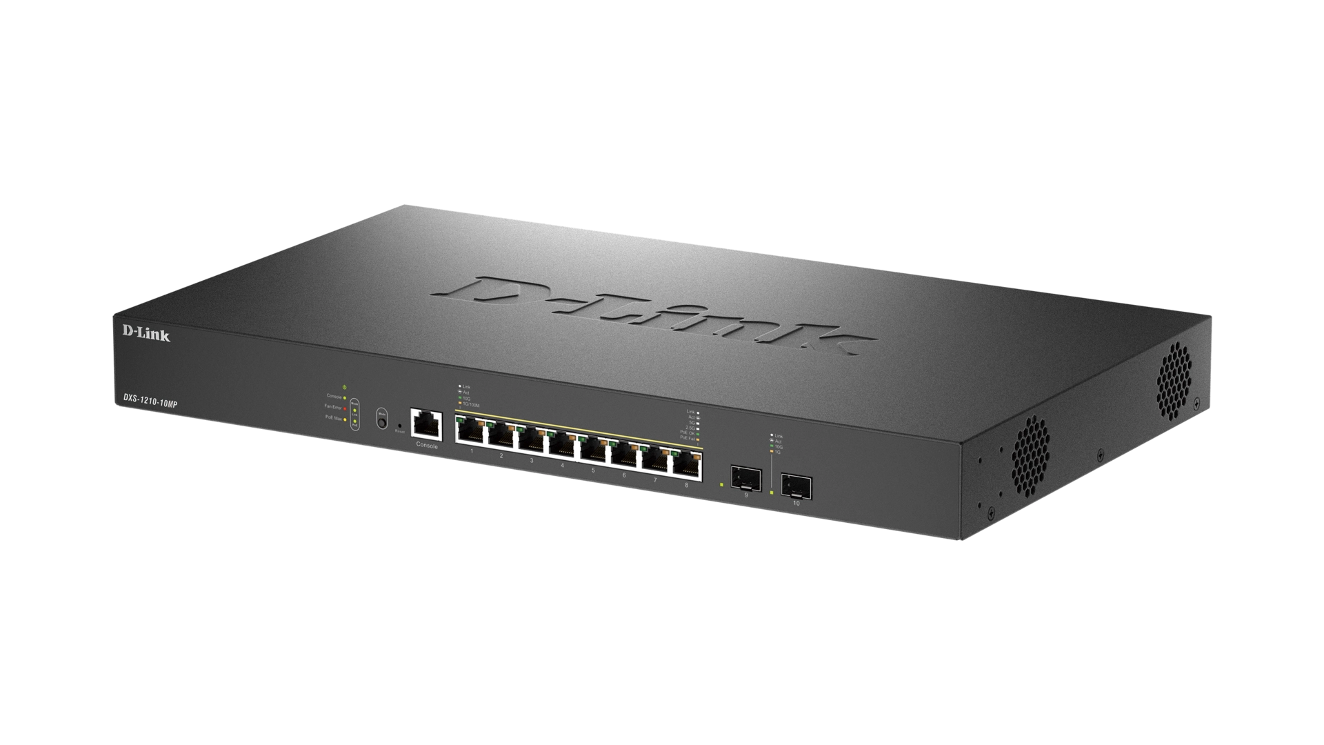 D-Link DXS-1210-10MP/E - Switch Smart L2+ 8 ports PoE++ 2 ports SFP+ 10GbE
