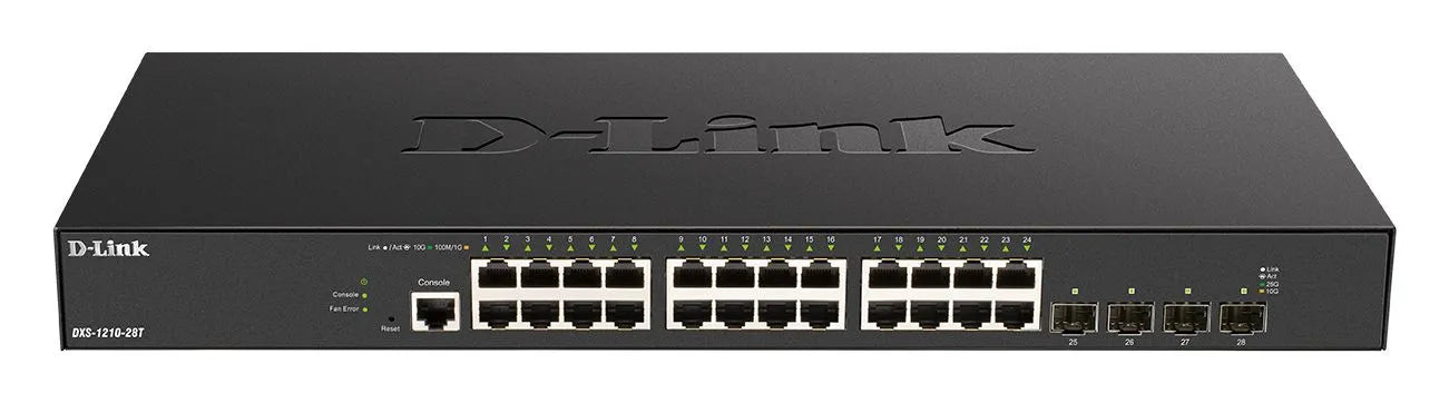 D-Link DXS-1210-28T - Switch manageable L2+ 24 ports 10G cuivre + 4 SFP28
