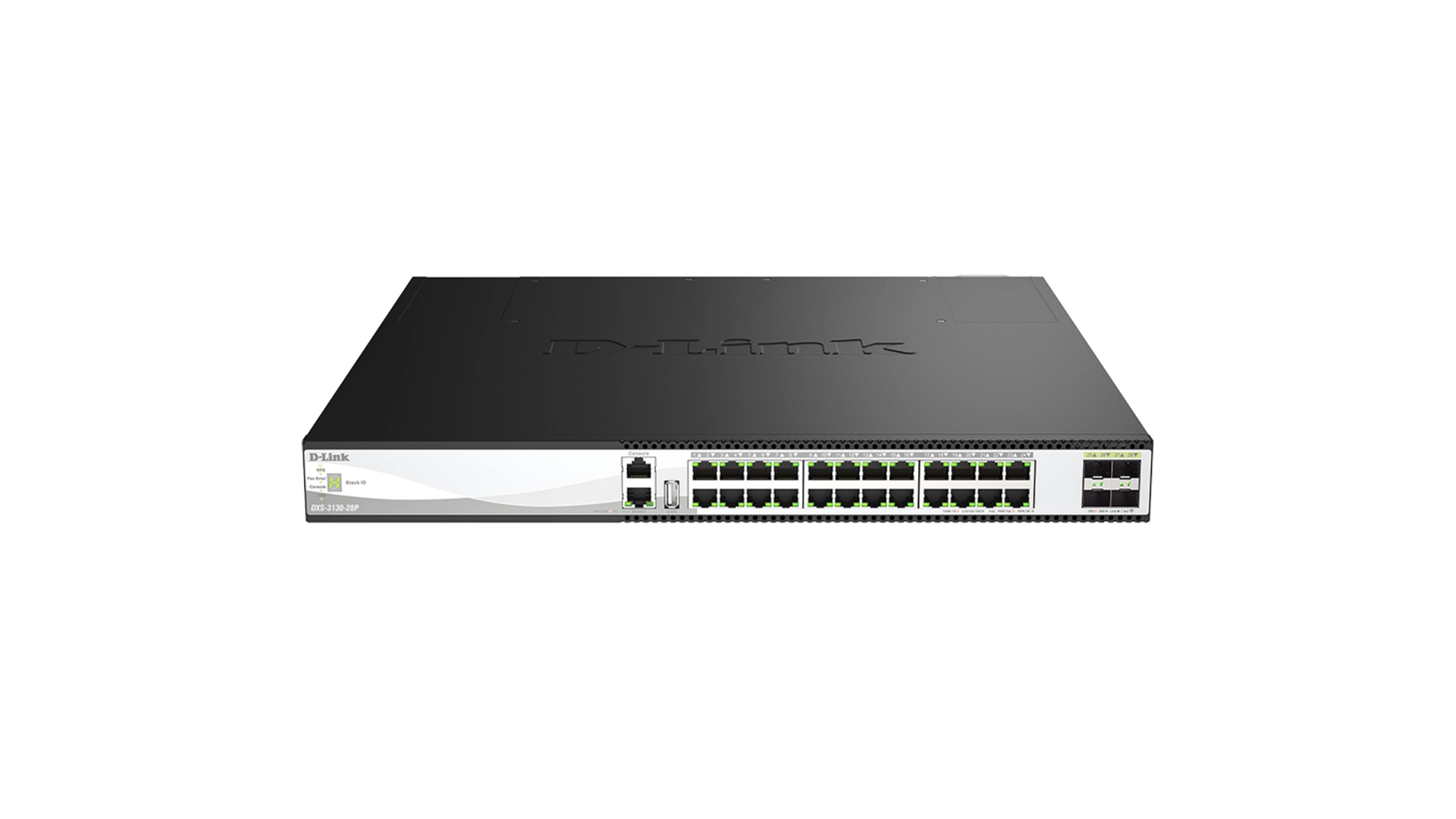 D-Link DXS-3130-28P/E - Switch L3 manageable 24 ports 10Gb PoE 790W + 4 ports SFP28