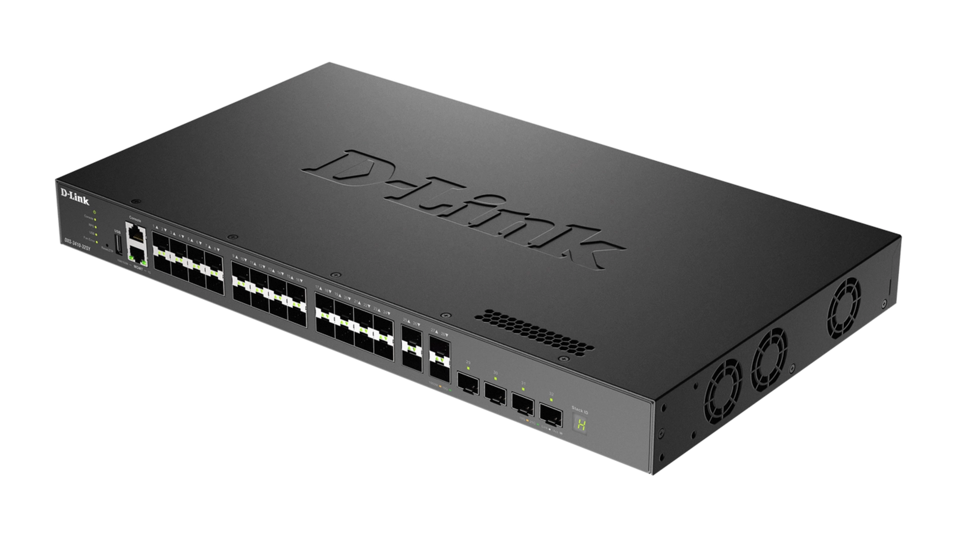 D-Link DXS-3410-32SY/E - Switch L3 28 ports 10G SFP+ et 4 ports 25G SFP28 Top of Rack