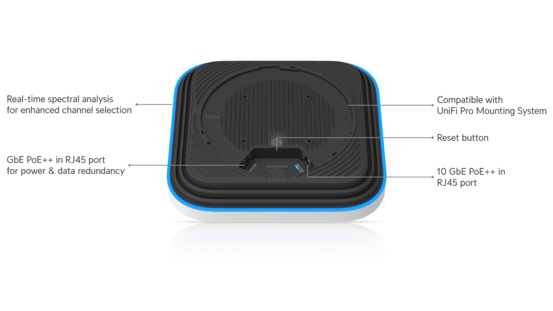 Ubiquiti E7 - Point d'accès WiFi 7 tri-bande 10GbE intérieur