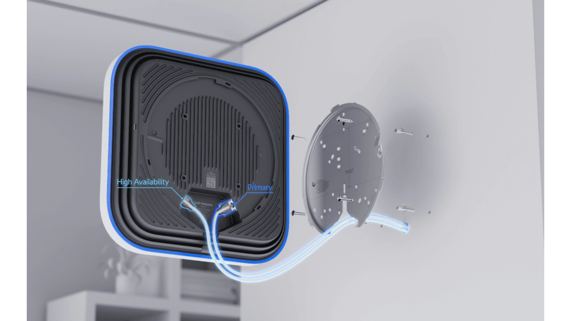 Ubiquiti E7 - Point d'accès WiFi 7 tri-bande 10GbE intérieur