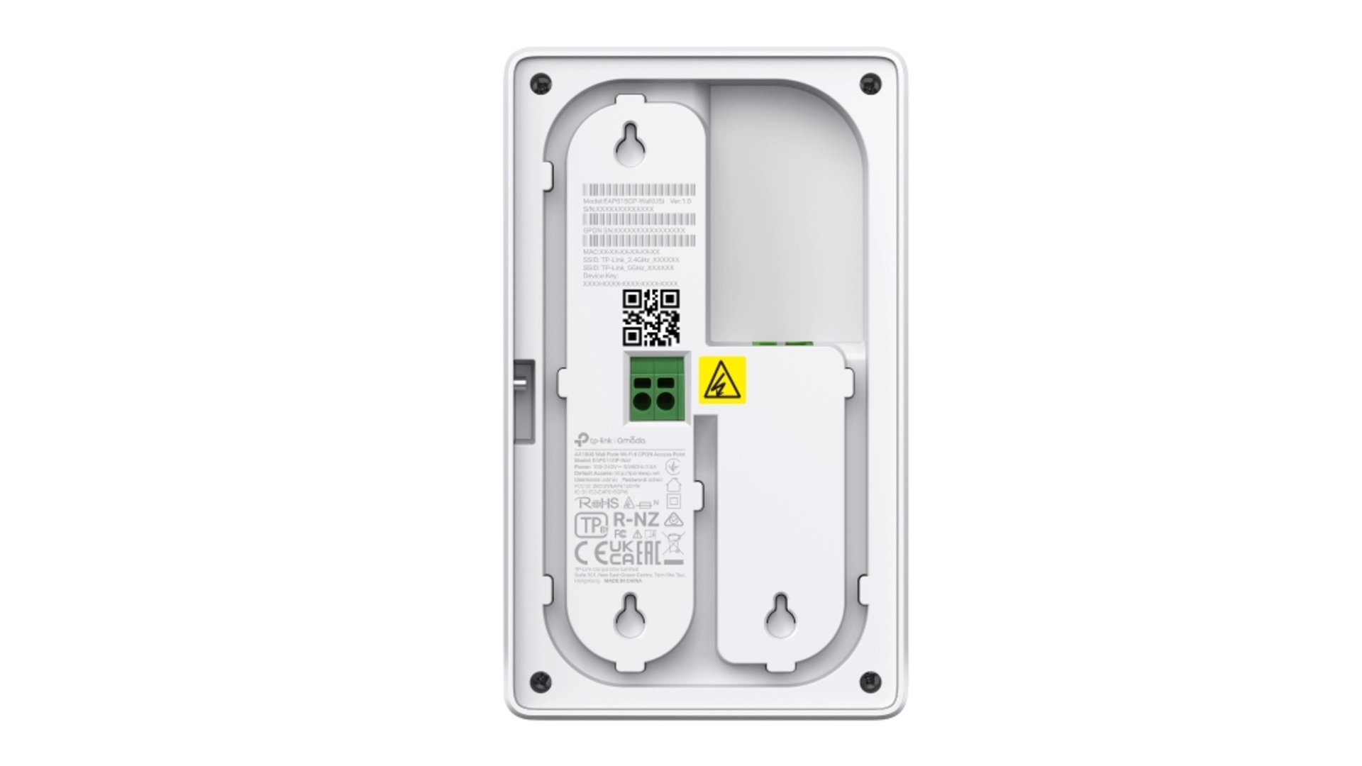 TP-Link EAP615GP-WALL - Borne WiFi 6 AX1800 murale Omada