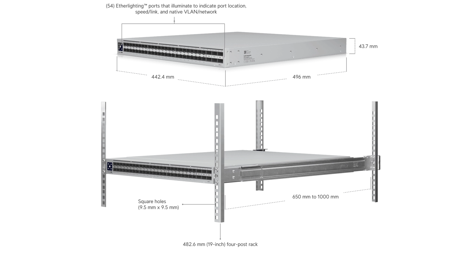 Ubiquiti ECS-AGGREGATION - Switch L3 48 ports SFP28 25 GB
