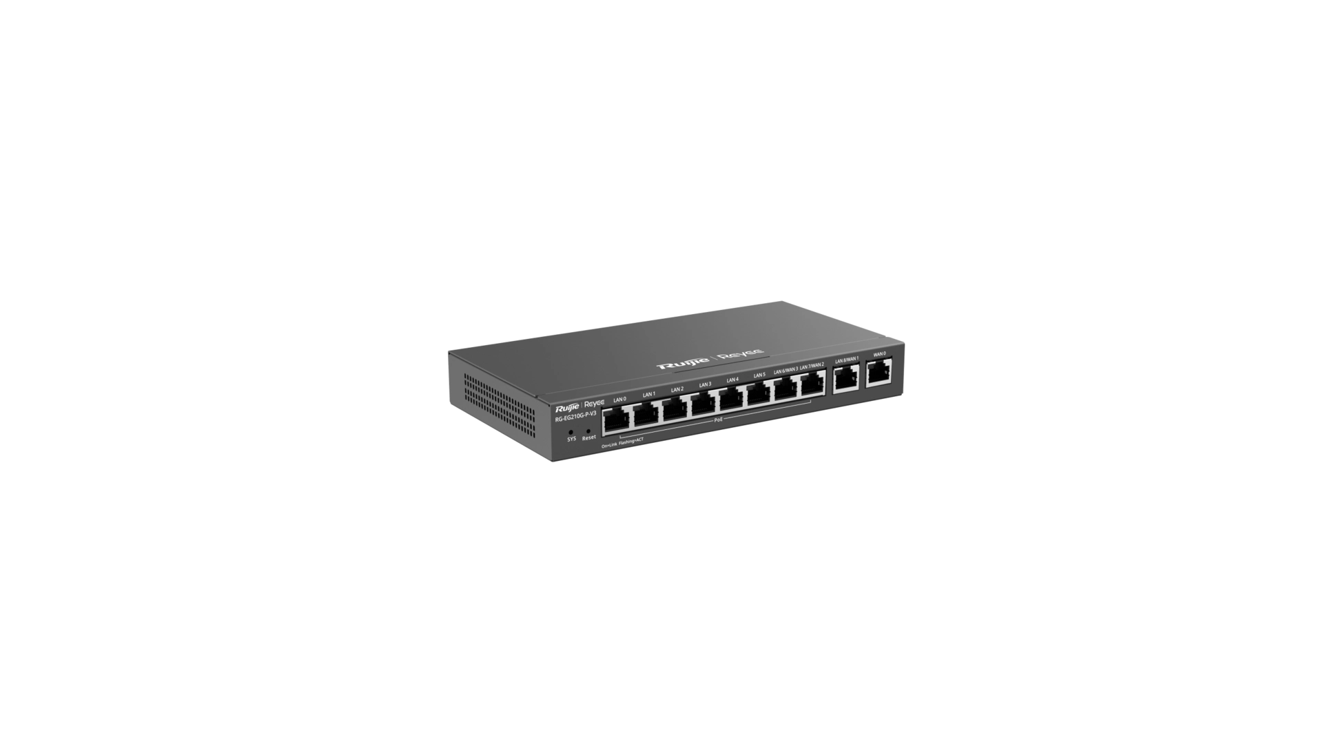 Reyee EG210G-P-V3 - Gateway Gigabit managée Cloud 10 ports PoE/PoE+