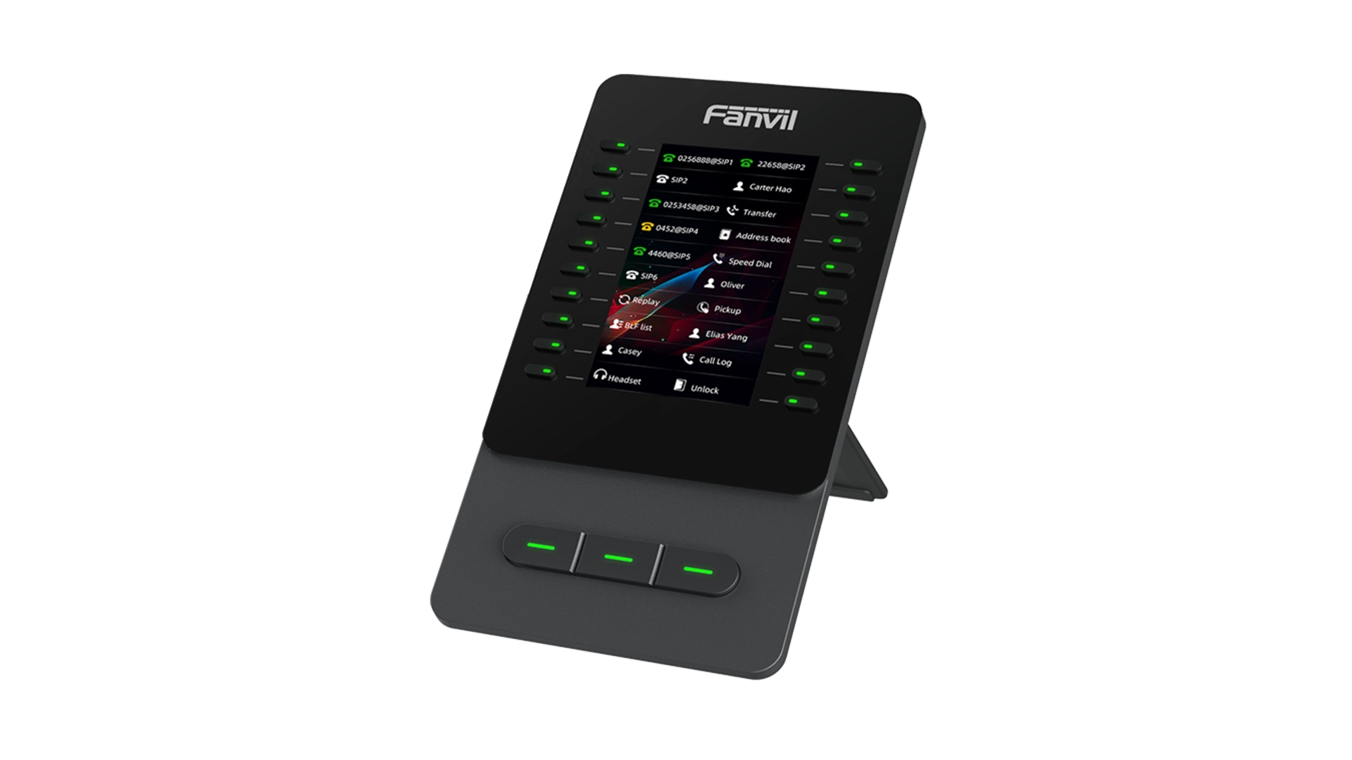 Fanvil EM60 — Module Extension Ecran Couleur 4.3' 60 Touches