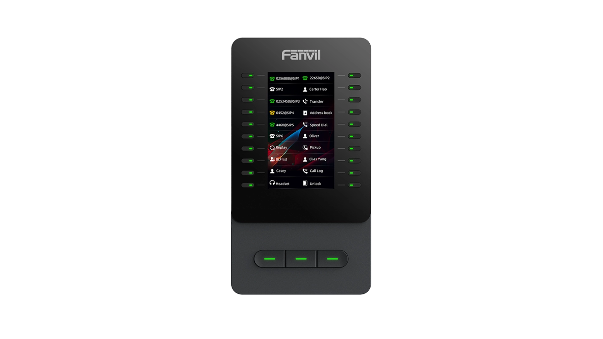Fanvil EM60 — Module Extension Ecran Couleur 4.3' 60 Touches