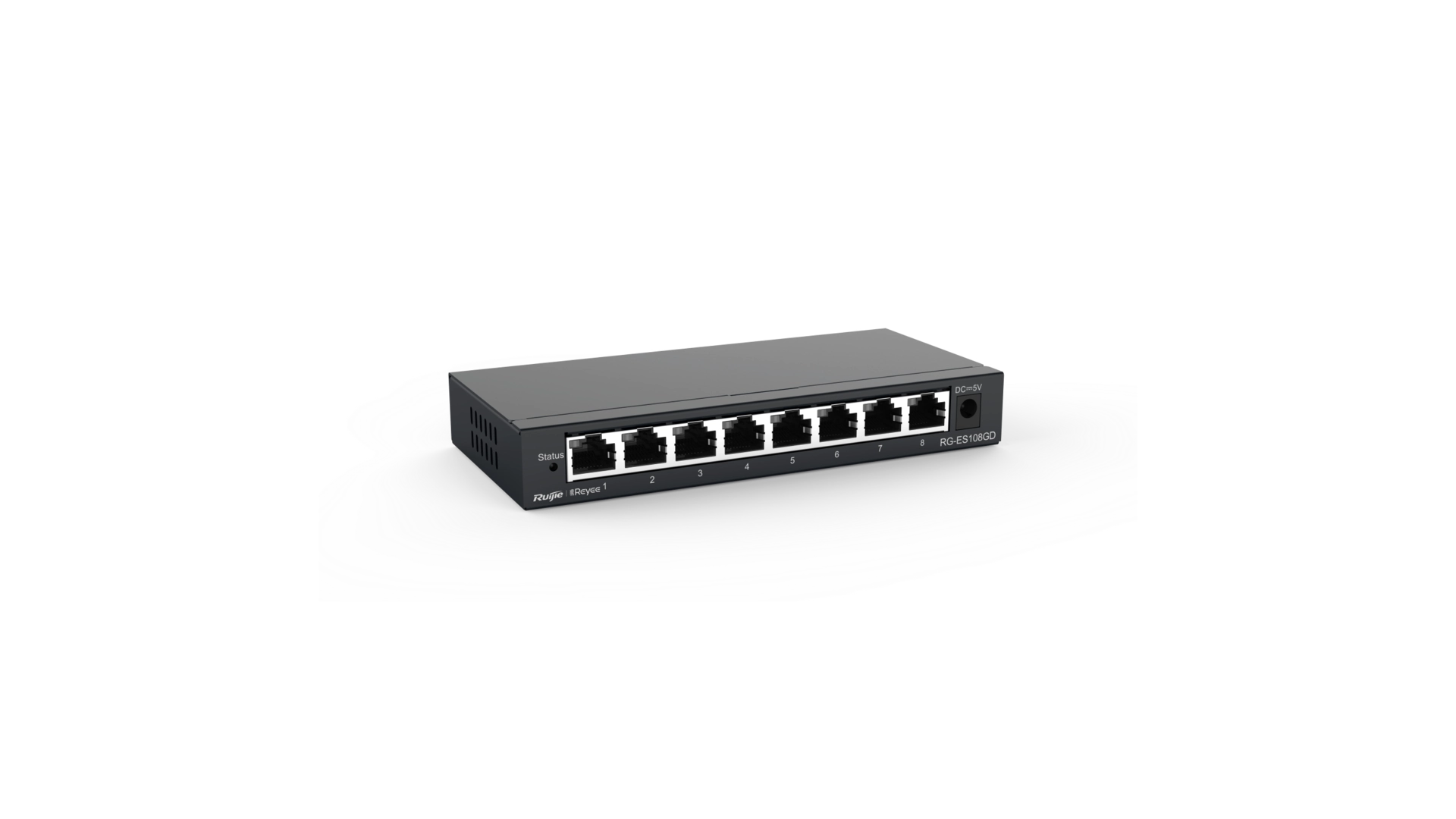 Reyee ES108GD - Switch 8 ports Gigabit non managé boîtier acier