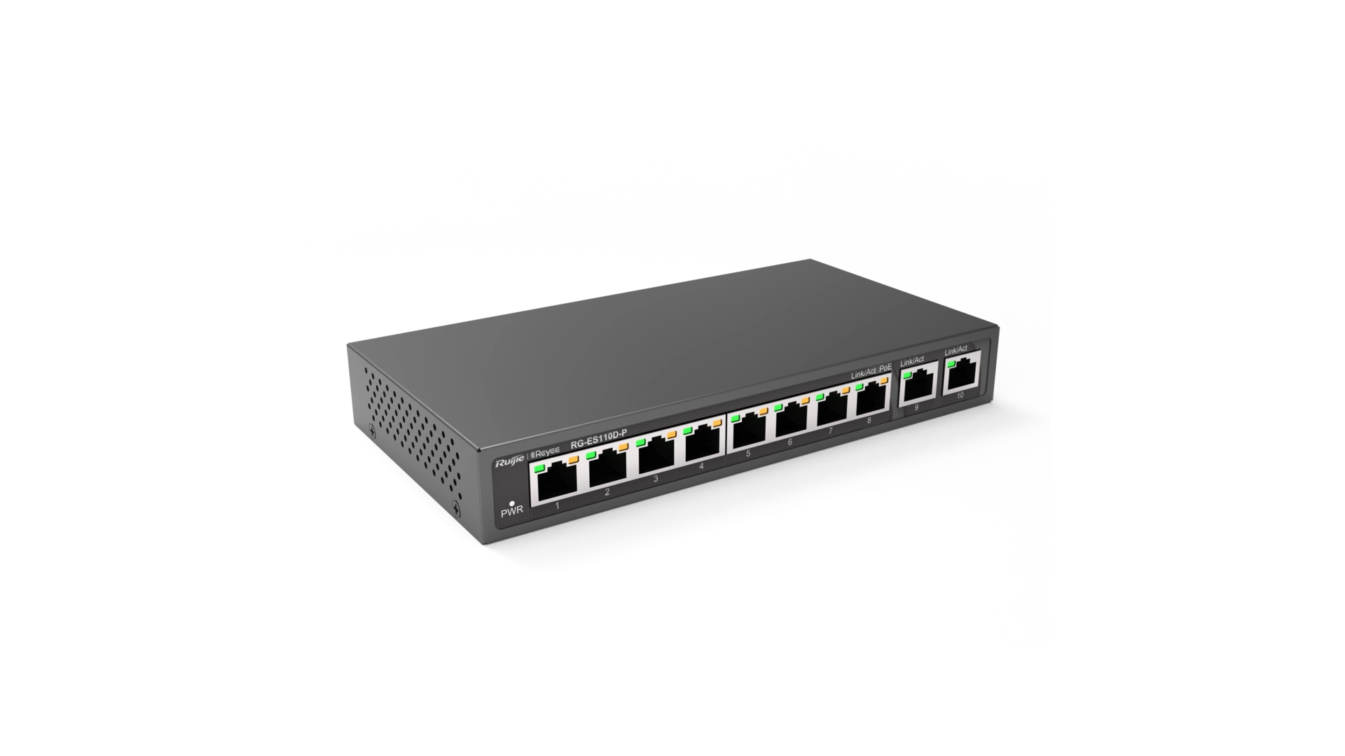 Reyee ES110D-P - Switch 10 ports PoE 100/1000 Mbps 110W
