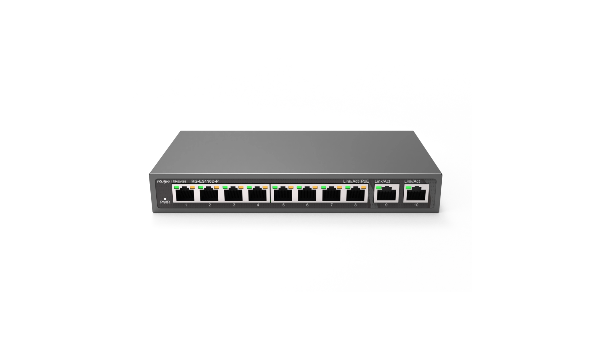 Reyee ES110D-P - Switch 10 ports PoE 100/1000 Mbps 110W
