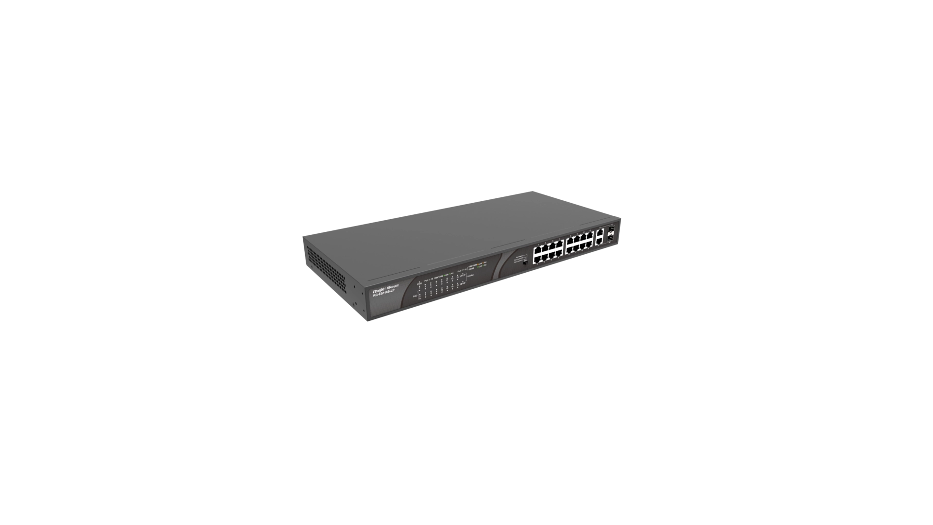 Reyee ES118S-LP - Switch 16 ports PoE Gigabit + 2 SFP Combo