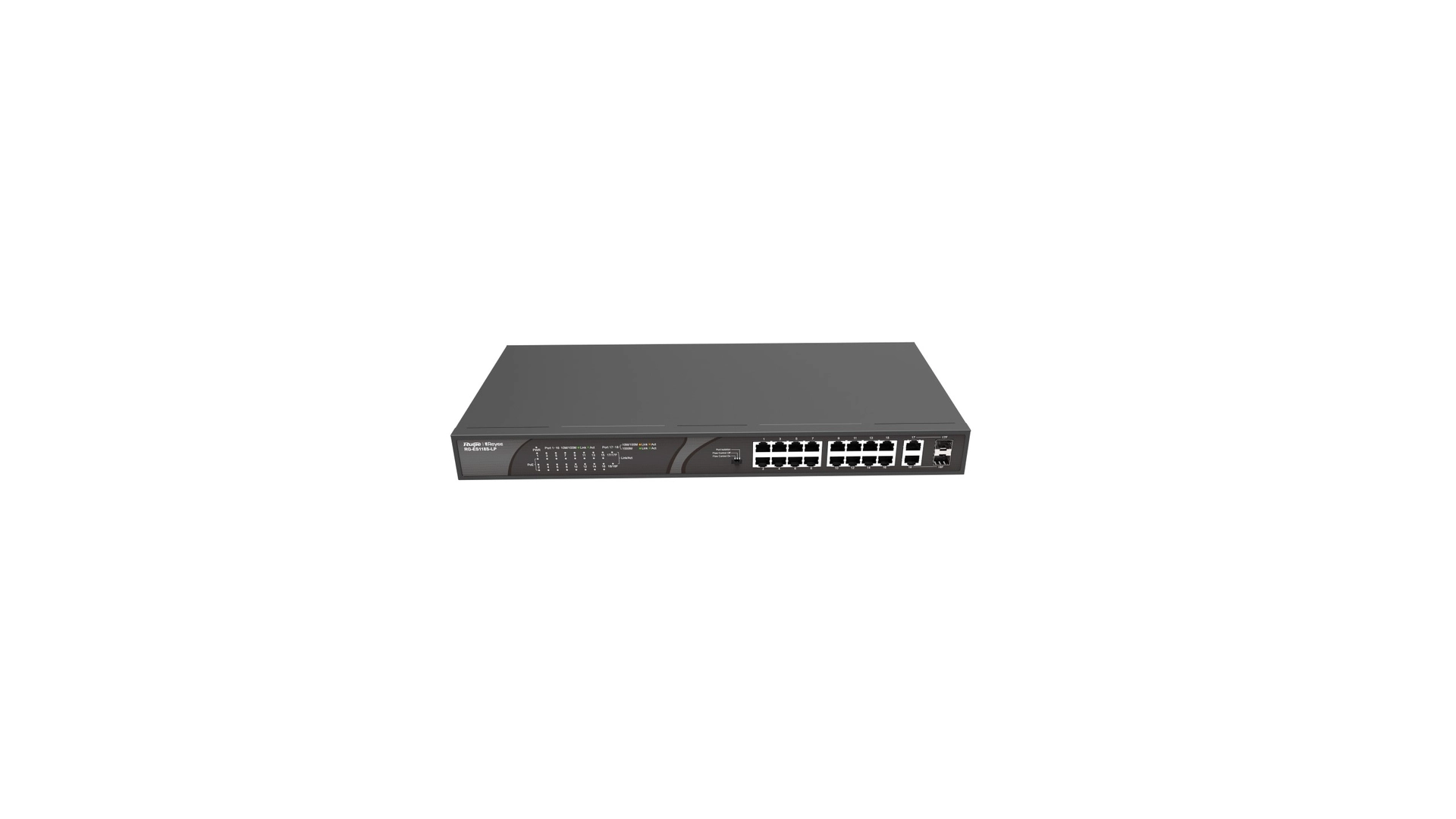 Reyee ES118S-LP - Switch 16 ports PoE Gigabit + 2 SFP Combo