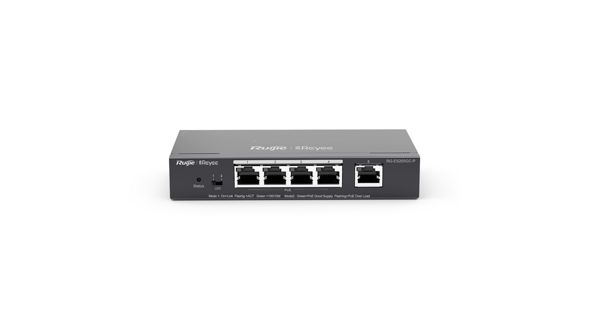Reyee ES205GC-P - Switch 5 ports Gigabit PoE manageable