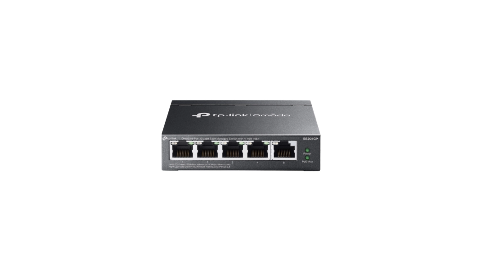 TP-Link ES205GP - Switch 5 ports Gigabit 4 PoE+ Omada manageable