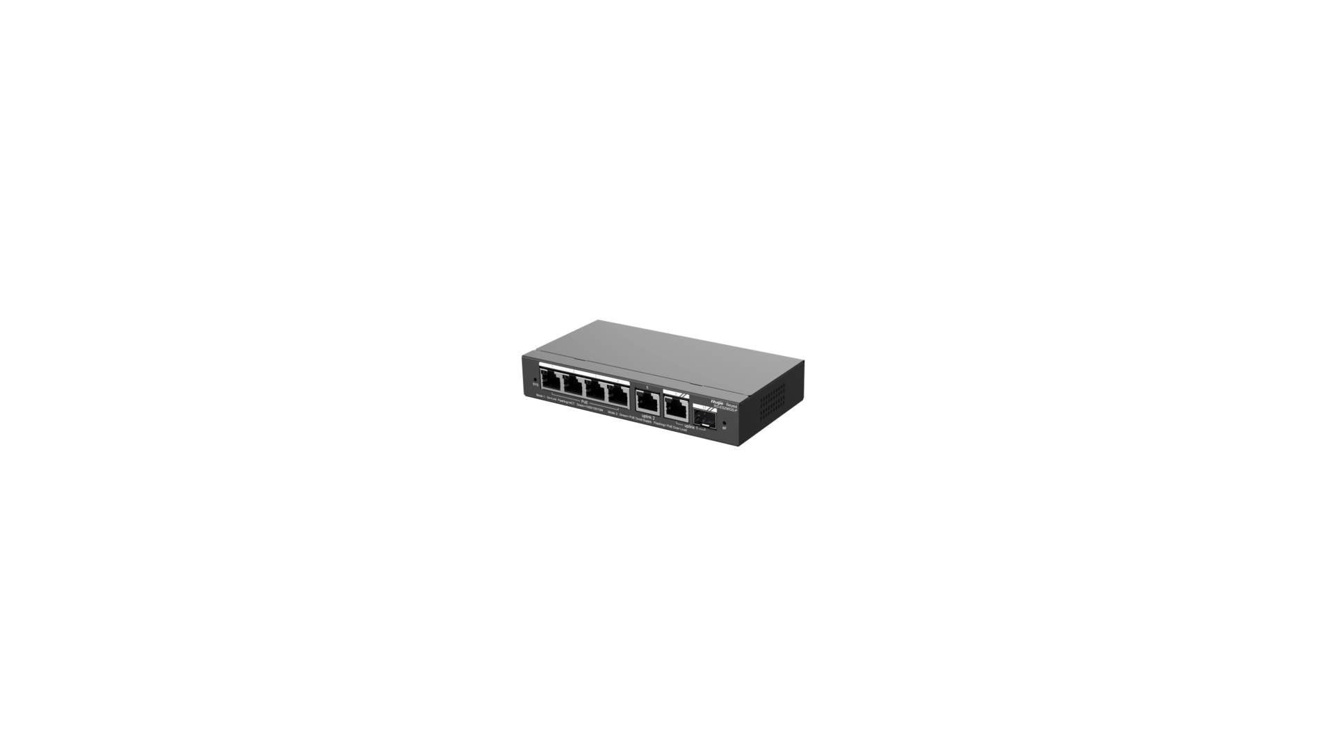 Reyee ES206GS-P - Switch 6 ports Gigabit 4 PoE+ SFP manageable L2