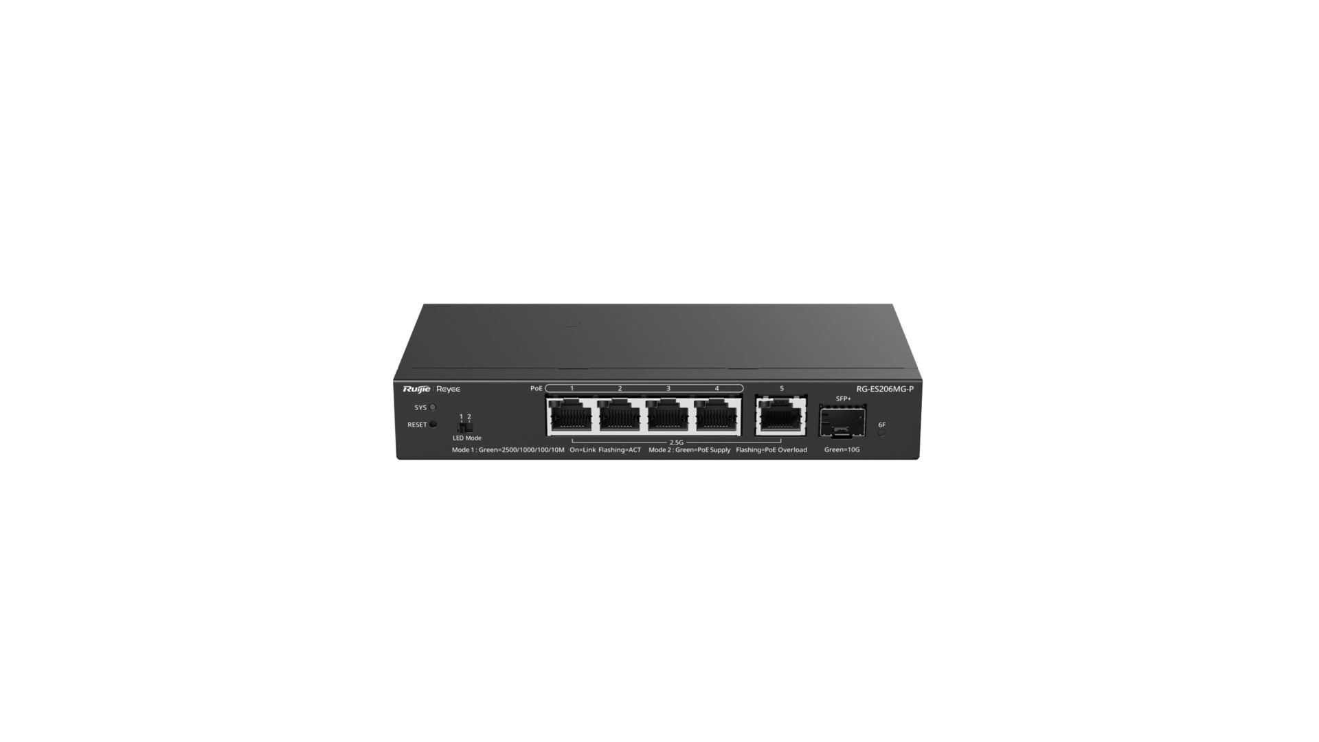 Reyee ES206MG-P - Switch 5 ports 2.5G PoE+ SFP+ Cloud Managed