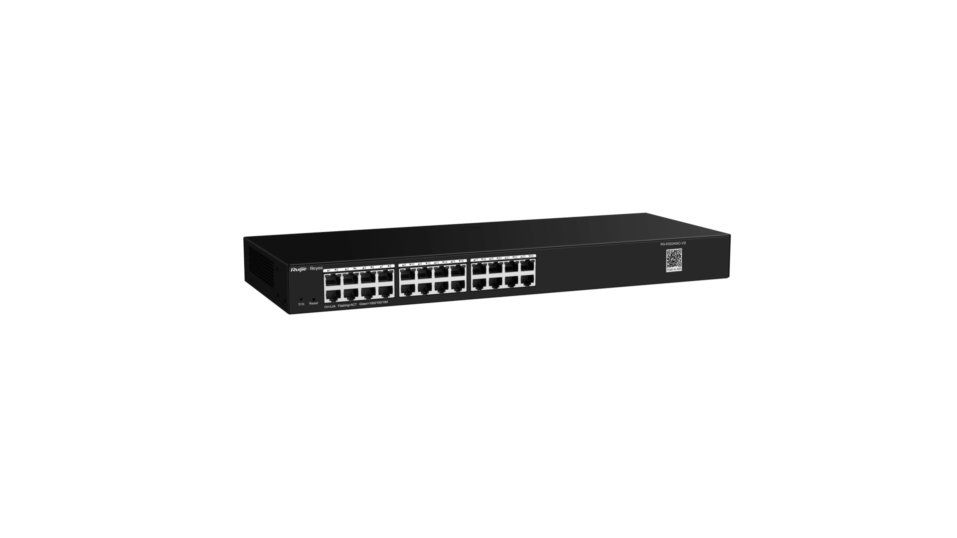 Reyee ES224GC - Switch 24 ports Gigabit L2 manageable rack 19 pouces