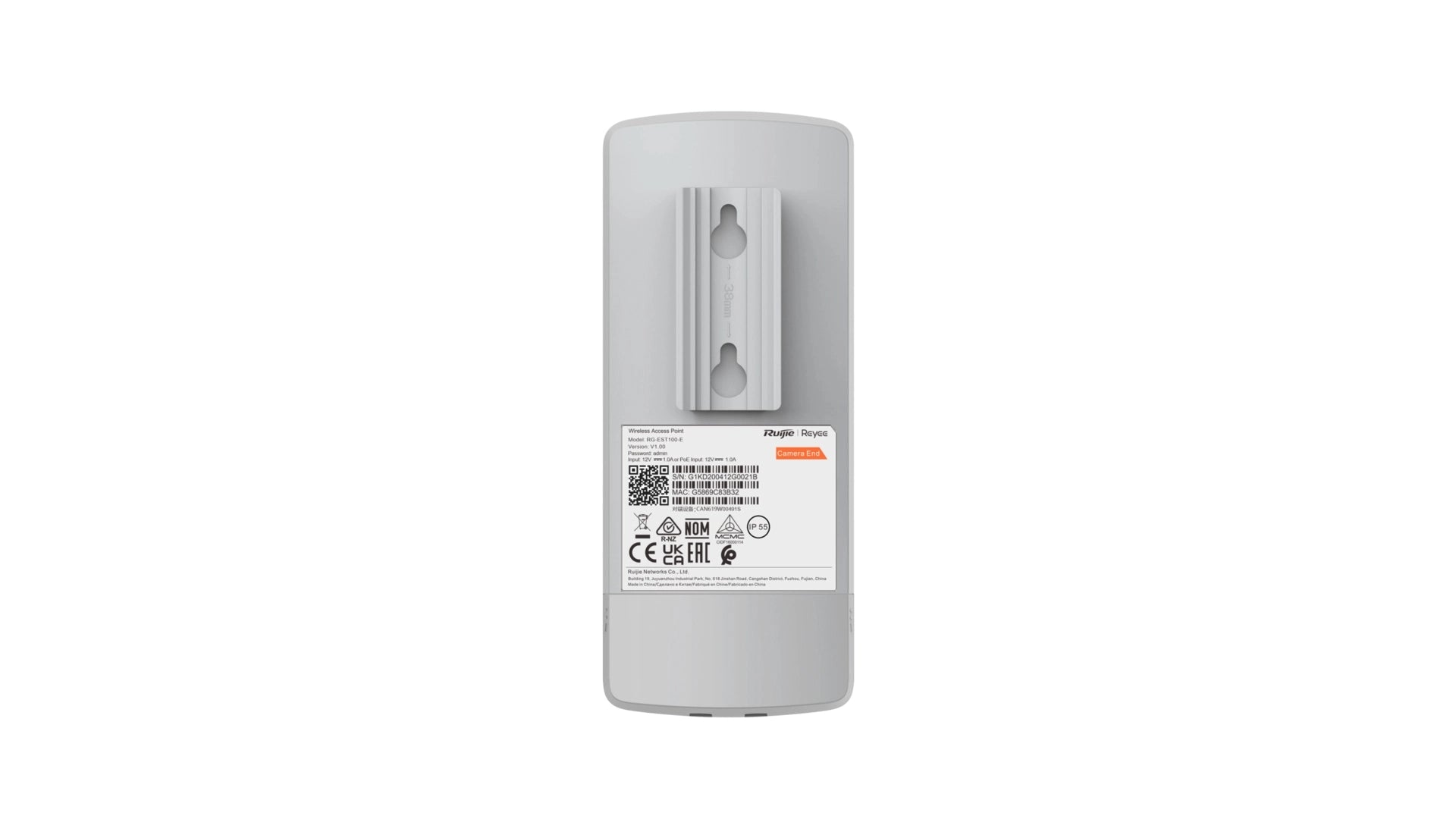 Reyee EST100-E - Point d'accès WiFi 5 2.4GHz 300Mbps extérieur pack 2 unités Reyee Cloud
