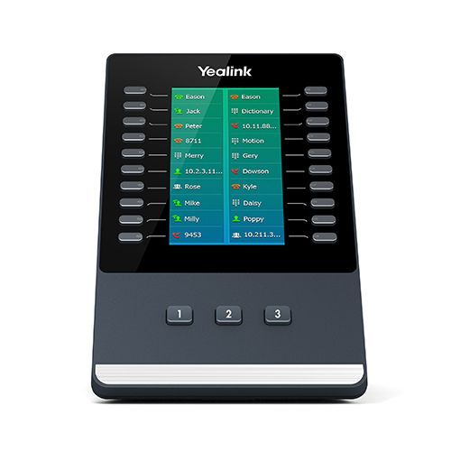 Yealink EXP50 - Extension de touche pour gamme T5X, 20 touches x 3 pages ecran couleur