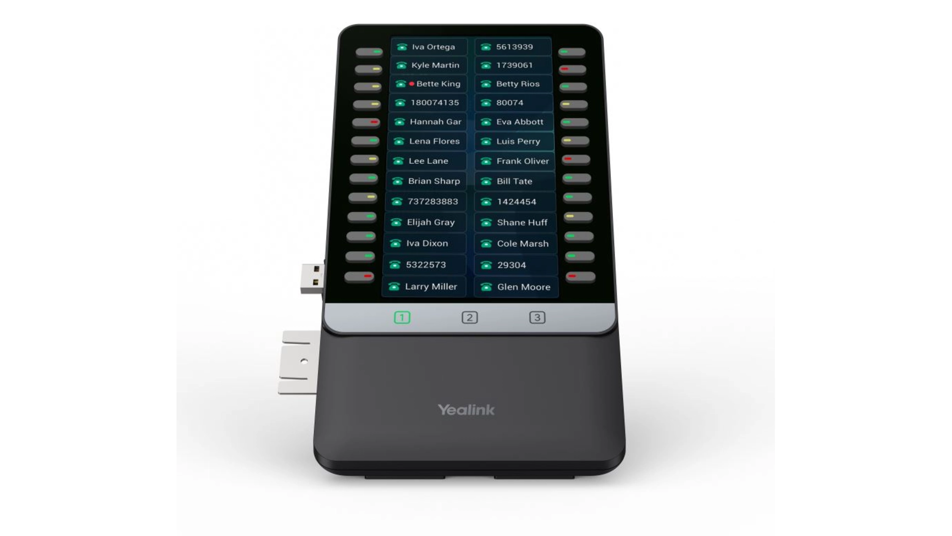 Yealink EXP55 - Extension de touche pour gamme T8X, 20 touches x 3 pages ecran couleur