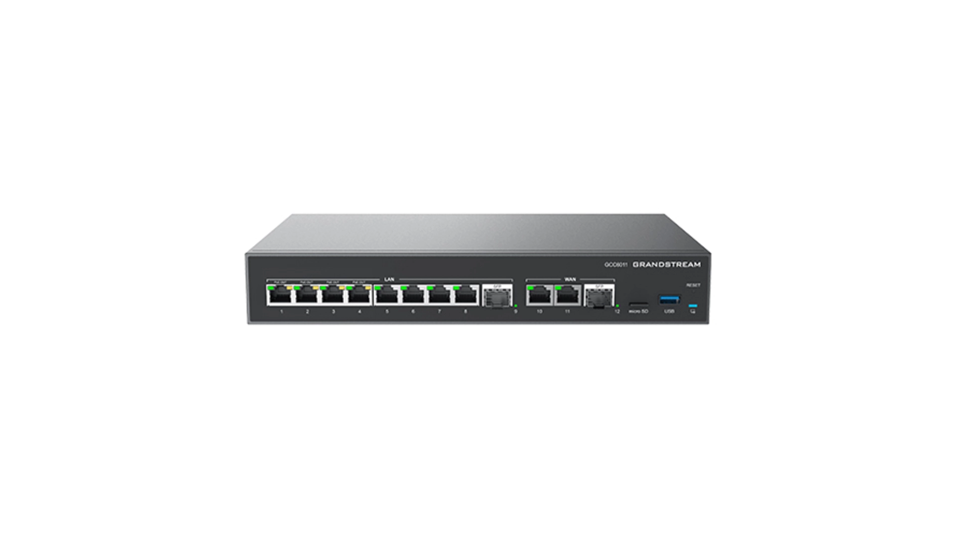 Grandstream GCC6011 Routeur 2.5GB/S, Switch 2X2,5G SFP 10 ports LAN, VPN