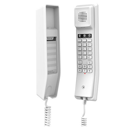 Grandstream GHP610 Poste Compact SIP Pour Hotel Blanc PoE