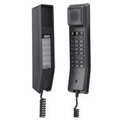 Grandstream GHP611 Poste Compact SIP Pour Hotel Noir PoE