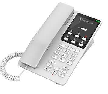 Grandstream GHP620 Poste SIP Pour Hotel Blanc PoE, Blanc