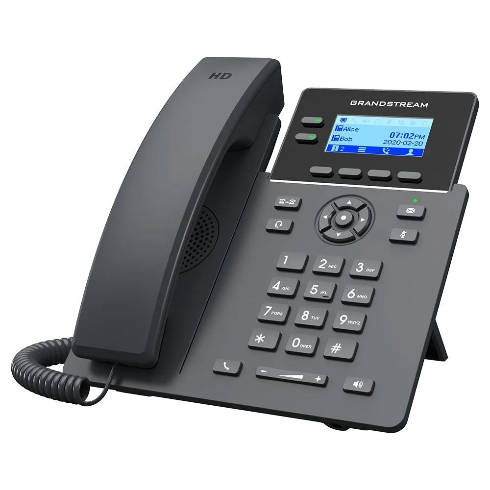 Grandstream GRP2602 Téléphone IP 4 Comptes SIP Avec Ali Écran Monochrome