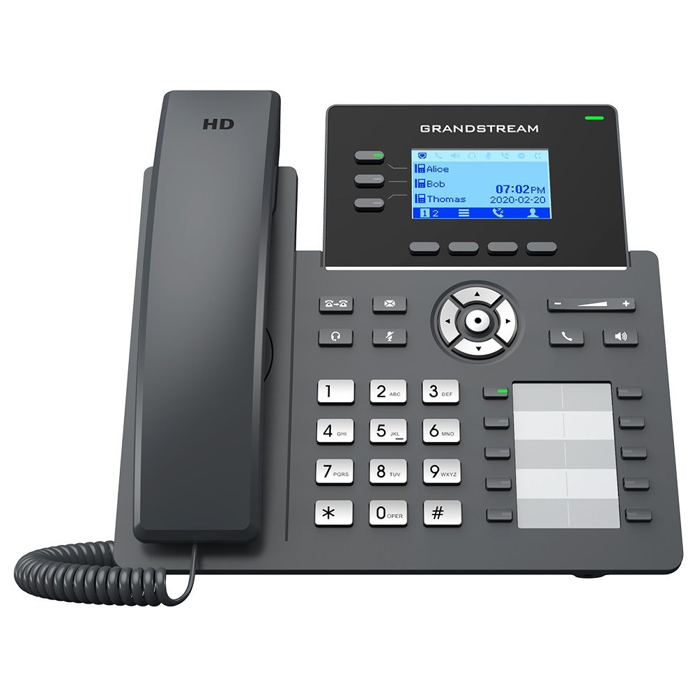 Grandstream GRP2604 Téléphone IP 6 Comptes SIP Avec Ali Écran Monochrome