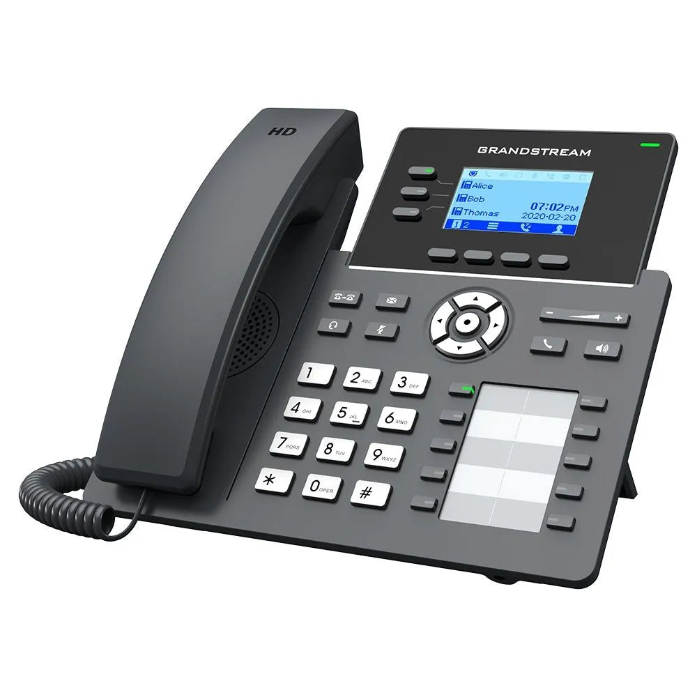 Grandstream GRP2604 Téléphone IP 6 Comptes SIP Avec Ali Écran Monochrome