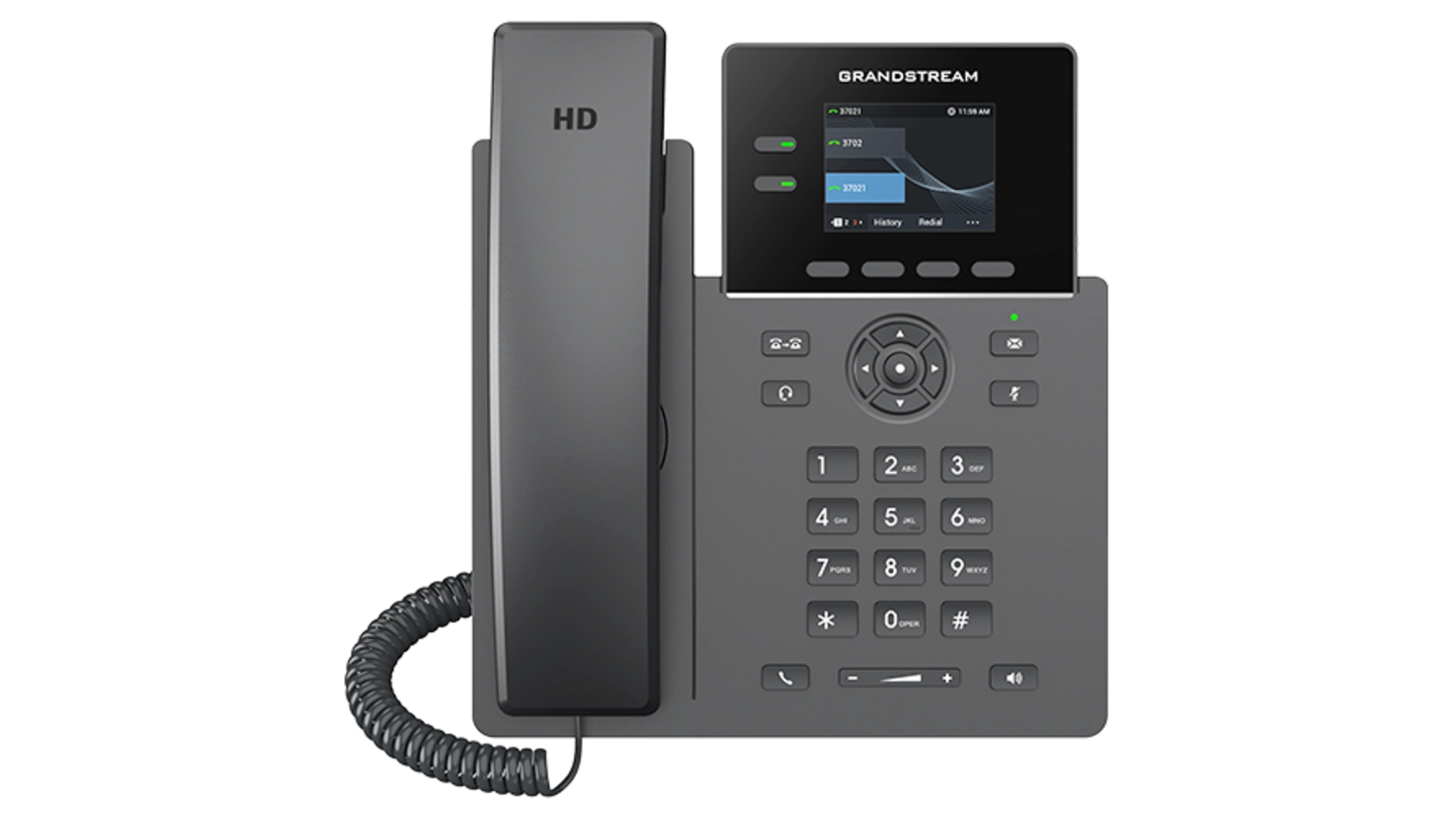 Grandstream GRP2610P Téléphone IP 2 Comptes SIP POE PoE, Écran Couleur