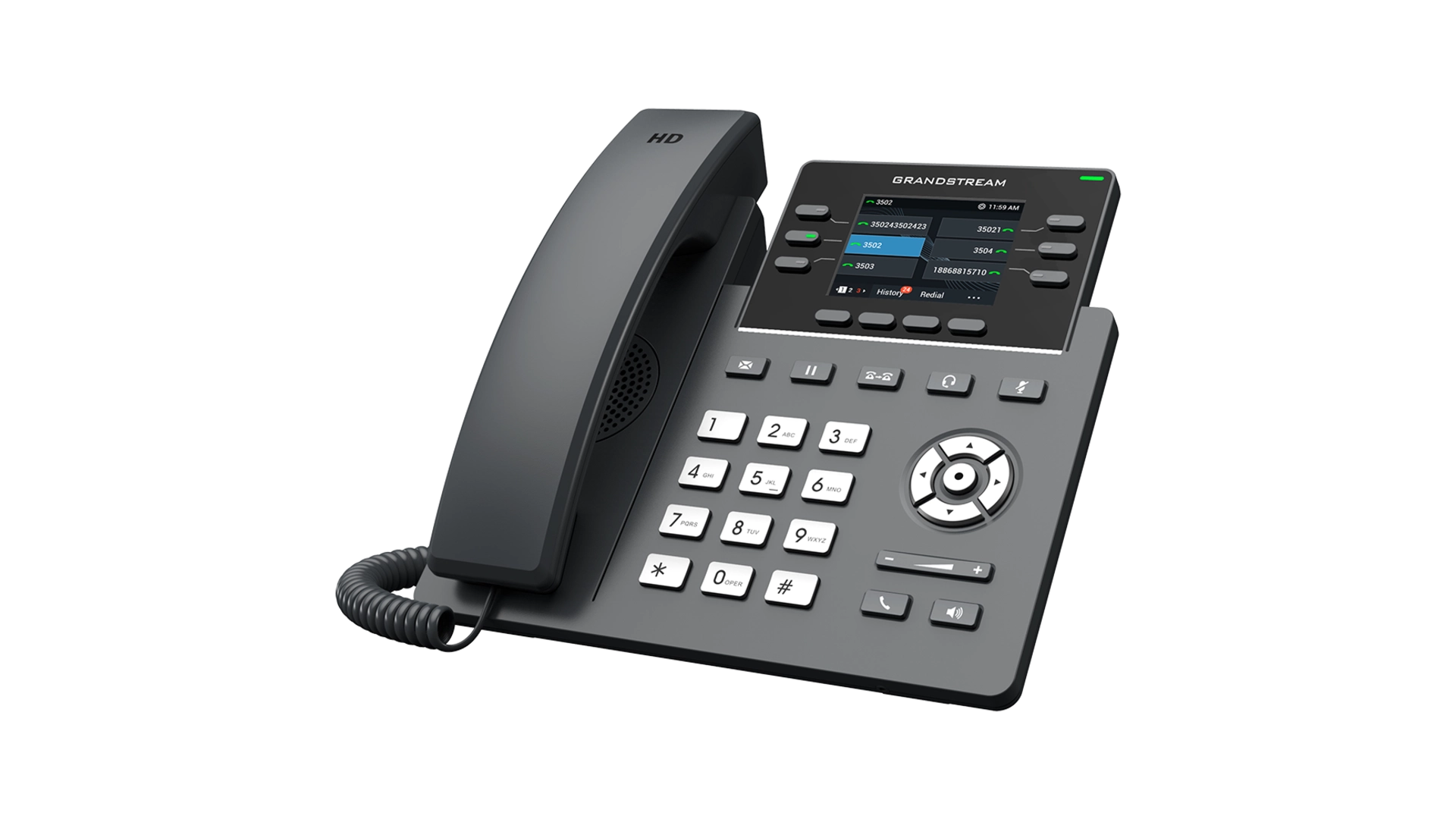 Grandstream GRP2613W Téléphone IP 3 Comptes SIP WIFI Psu Écran Couleur, WiFi, Bluetooth