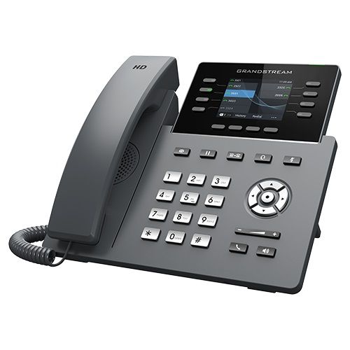 Grandstream GRP2624 Téléphone IP POE Avec Alim WIFI Blu PoE, Écran Couleur, WiFi, Bluetooth
