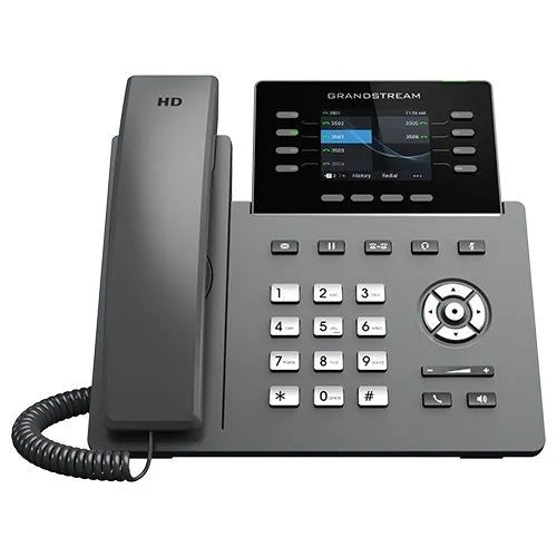 Grandstream GRP2624 Téléphone IP POE Avec Alim WIFI Blu PoE, Écran Couleur, WiFi, Bluetooth