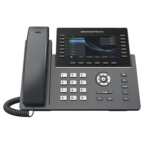 Grandstream GRP2650 Téléphone IP POE 6 SIP WIFI Giga PoE, Écran Couleur, WiFi