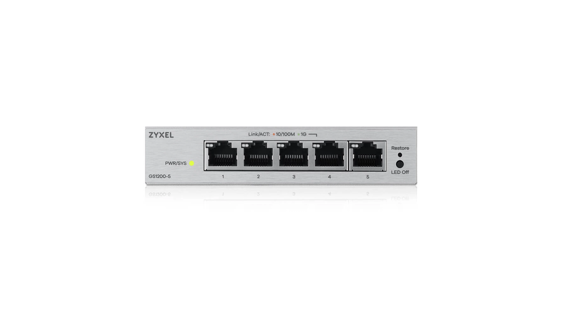 Zyxel Switch 5 ports gigabit webmanaged
