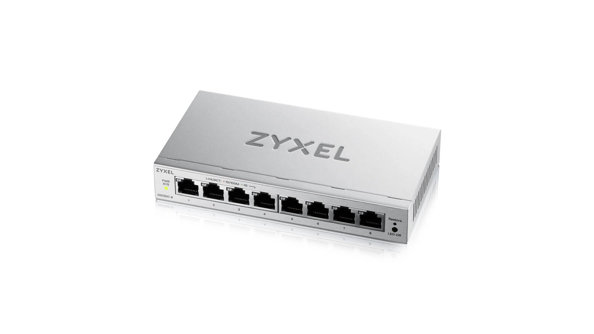 Zyxel Switch 8 ports gigabit webmanaged
