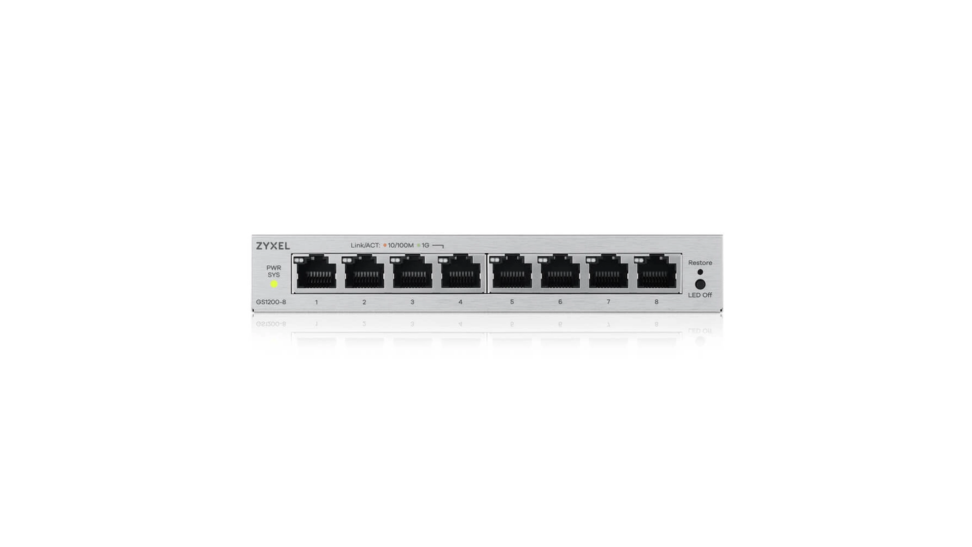 Zyxel Switch 8 ports gigabit webmanaged