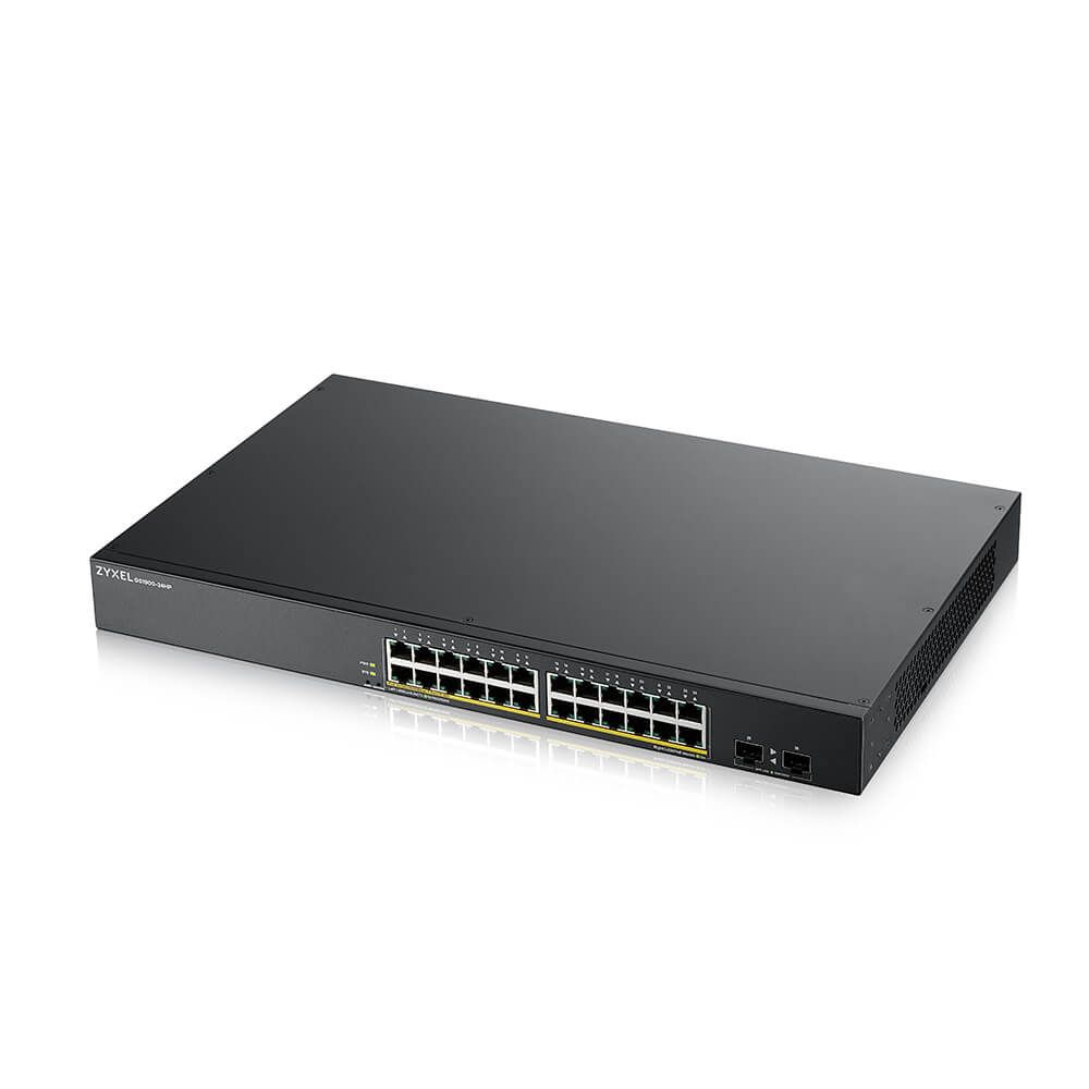 Zyxel Switch L2 24 ports giga RJ45 POE, 1 GB