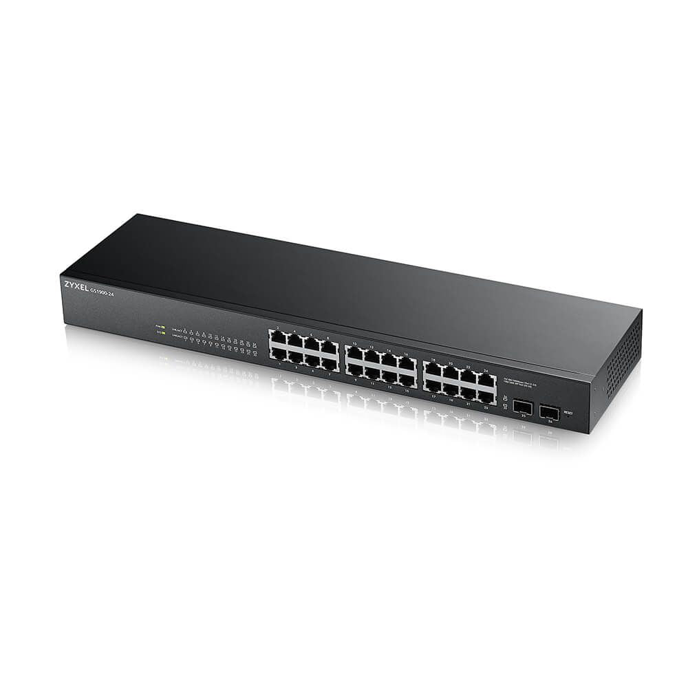 Zyxel Switch L2 24PORTS giga RJ45 rackabl, 1 GB