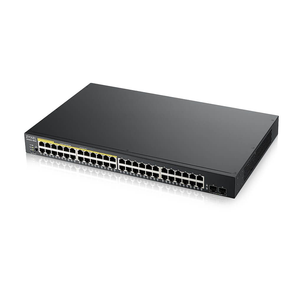 Zyxel Switch L2 48 ports giga dont 24 POE, 1 GB
