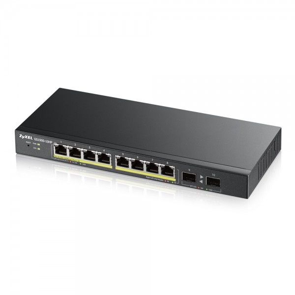 Zyxel Switch L2 8 ports giga RJ45 POE, 1 GB
