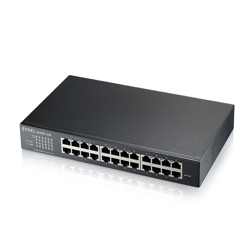 Zyxel Switch L2 24 ports giga, 1 GB