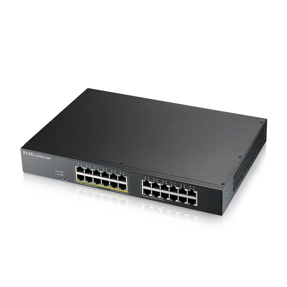 Zyxel Switch L2 24 ports giga dont 12 POE 130W, 1 GB