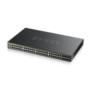 Zyxel Switch L2 + 48 ports gbe + 1AN ncc 375W, 1 GB, PoE 375W, NebulaFlex Pro