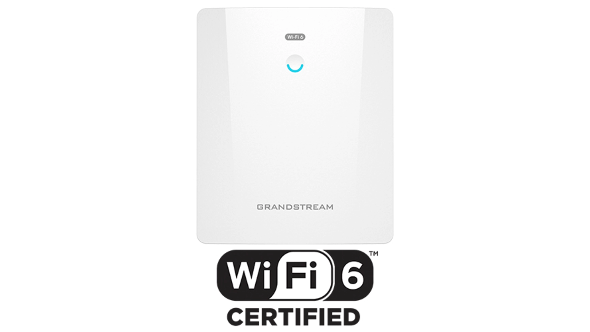 Grandstream GWN7664ELR Point d'acces WiFi ext 802.11AX PoE WiFi 6, 2,4 & 5 Ghz, Exterieur, Mural & Poteau